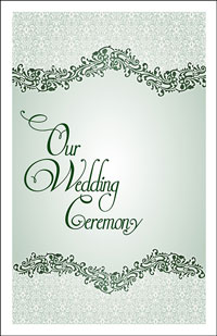 Wedding Program Cover Template 4B - Graphic 2